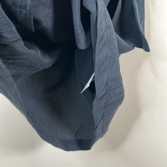 Silk Black Grecian Goddess Belted Dress XS - Picture 5 of 10